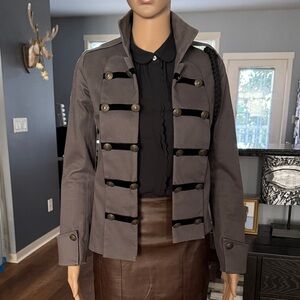 Eve Gravel Military Blazer (XS)